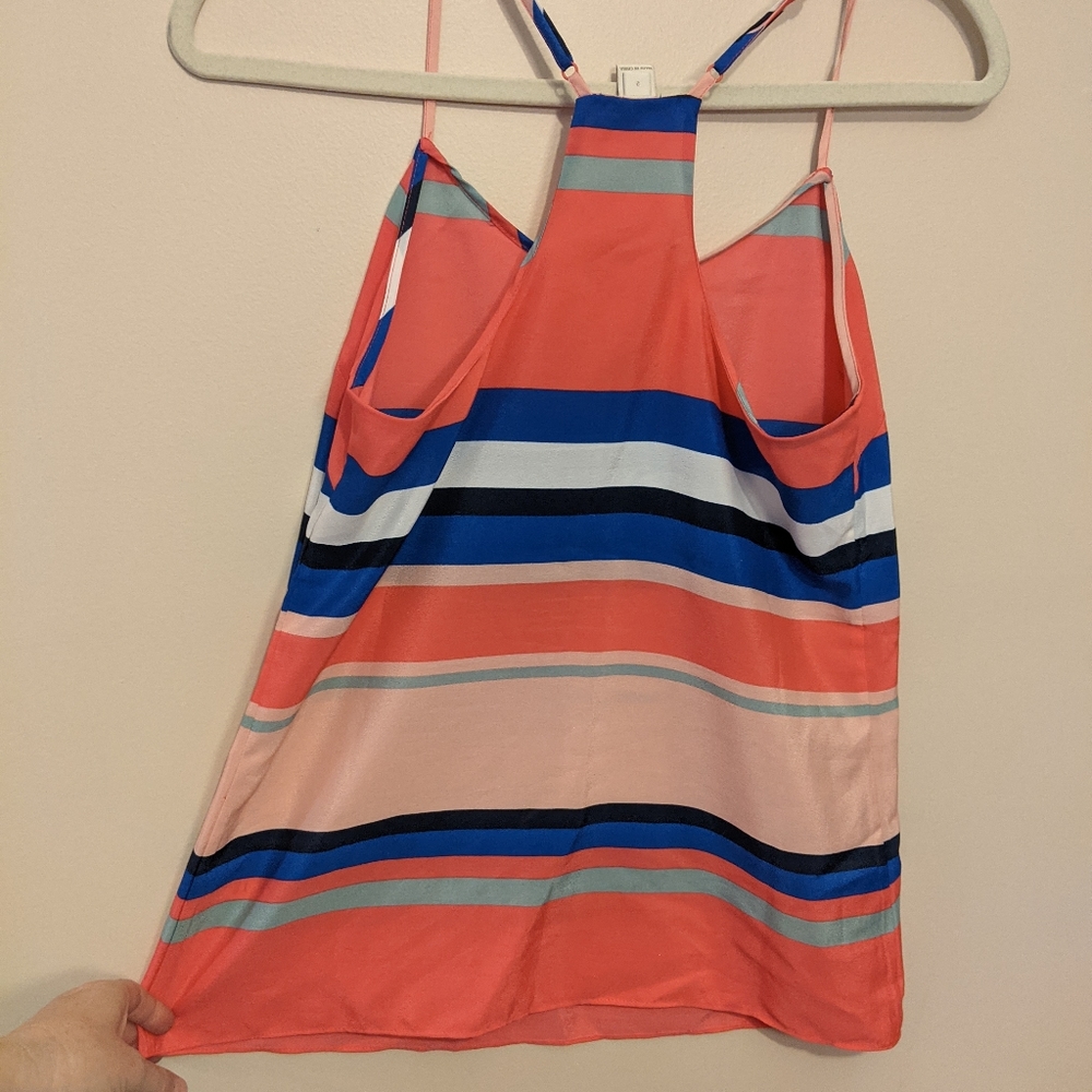 J. Crew Striped Racerback Blouse - Picture 5 of 7